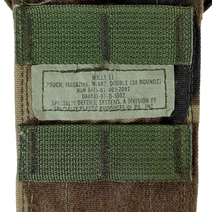 USGI Woodland Double Mag Pouch - US Army Surplus - Magazine Pouches