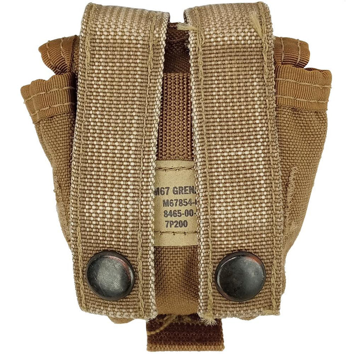 USMC Coyote Hand Grenade Clip Pouch