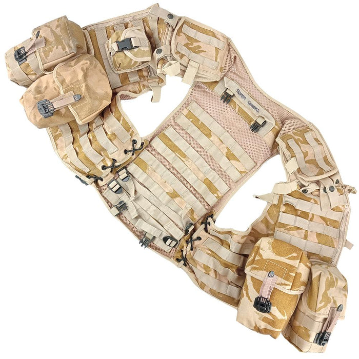 British Desert Assault Vest Set