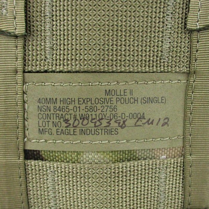 USGI Multicam 40mm Rifle Grenade Pouch
