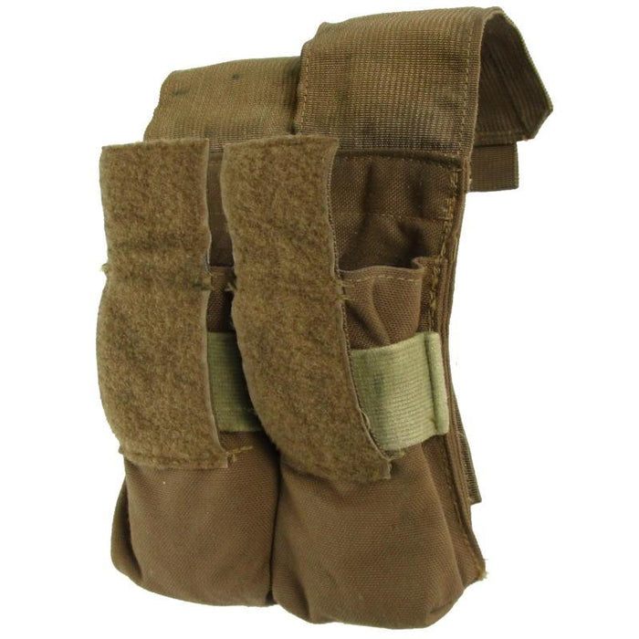 Poche Double Chargeur Tactique MOLLE Couleur Coyote - Marque Mil-Tec - Neuf Pour Airsoft/militaire