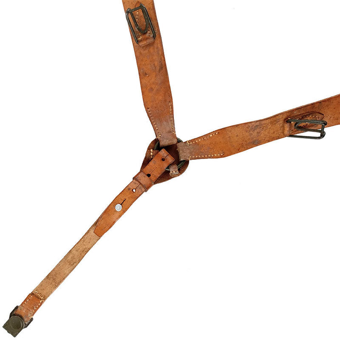 Czech Leather Y-Straps from Hessen Antique