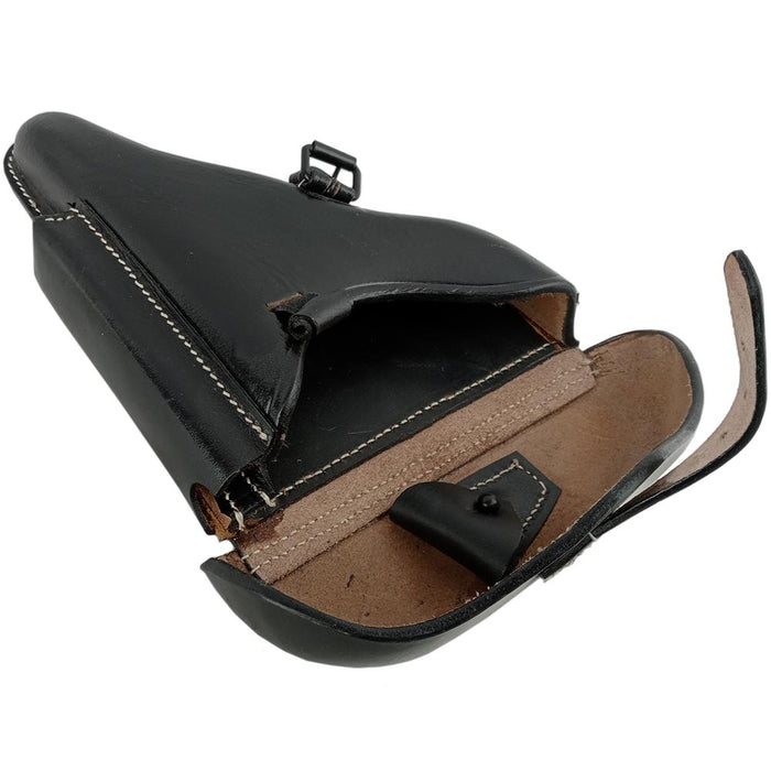 German Repro P08 Hard Shell Leather Holster